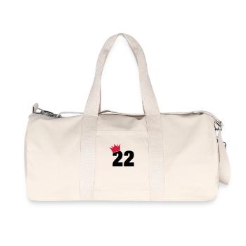 22_krone_f2 - Recycled Canvas Sports Bag by Stanley/Stella - natural - Front