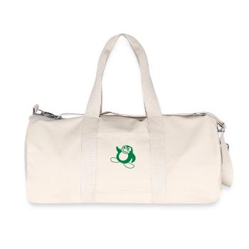 Penguin Breakdance Dancing Headstand Party DJ Music - Recycled Canvas Sports Bag by Stanley/Stella - natural - Front