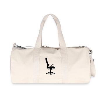 buerosessel - Recycelte Canvas-Sporttasche von Stanley/Stella - Naturweiß - Vorne