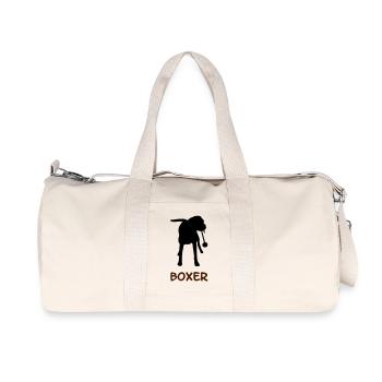 Boxer_2_cb - Recycelte Canvas-Sporttasche von Stanley/Stella - Naturweiß - Vorne