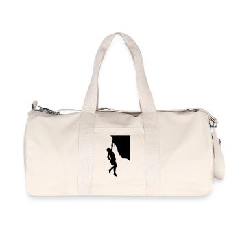 climbing_001 - Sac de sport en toile recyclée Stanley/Stella - blanc naturel - Devant