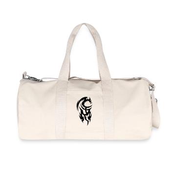tribal dragon - Sac de sport en toile recyclée Stanley/Stella - blanc naturel - Devant