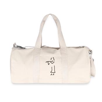 querflöte - Recycelte Canvas-Sporttasche von Stanley/Stella - Naturweiß - Vorne