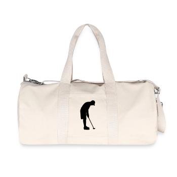 Golf - Recycelte Canvas-Sporttasche von Stanley/Stella - Naturweiß - Vorne
