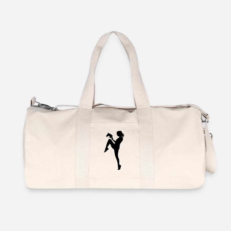 hobby horsing - Recycelte Canvas-Sporttasche von Stanley/Stella - Naturweiß