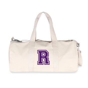 Buchstabe R - Recycelte Canvas-Sporttasche von Stanley/Stella - Naturweiß - Vorne