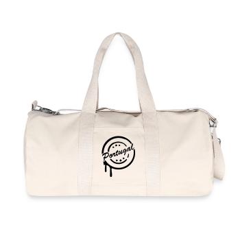 portugal___f1 - Sac de sport en toile recyclée Stanley/Stella - blanc naturel - Devant