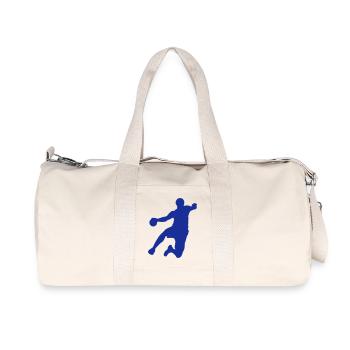 handballeur handball hand joueur 2101 - Sac de sport en toile recyclée Stanley/Stella - blanc naturel - Devant