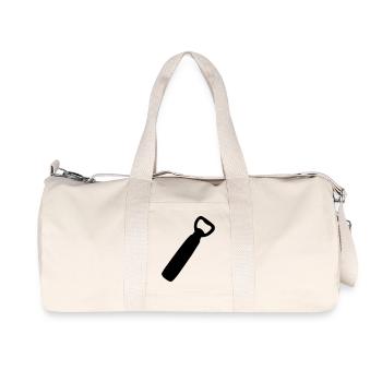 flaschenoefffner - Recycelte Canvas-Sporttasche von Stanley/Stella - Naturweiß - Vorne