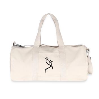 made_of_stars_c - Recycled Canvas Sports Bag by Stanley/Stella - natural - Front
