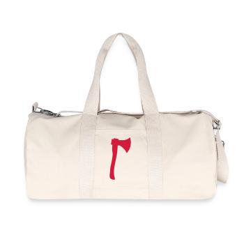 Pirat Segelzeichen - Recycelte Canvas-Sporttasche von Stanley/Stella - Naturweiß - Vorne