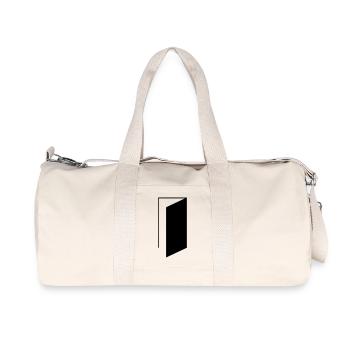 Tür - Recycelte Canvas-Sporttasche von Stanley/Stella - Naturweiß - Vorne