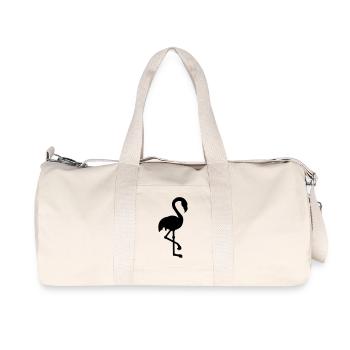 flamingo_001 - Sac de sport en toile recyclée Stanley/Stella - blanc naturel - Devant