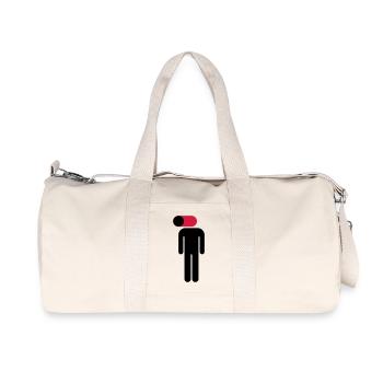 Mobile on, brain off - Recycled Canvas Sports Bag by Stanley/Stella - natural - Front
