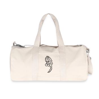 Princess hair - line - Recycled Canvas Sports Bag by Stanley/Stella - natural - Front