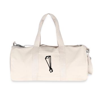 Ausrufezeichen 2, Ausruf, Warnung - Recycelte Canvas-Sporttasche von Stanley/Stella - Naturweiß - Vorne