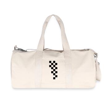 RACING FLAG - Recycelte Canvas-Sporttasche von Stanley/Stella - Naturweiß - Vorne