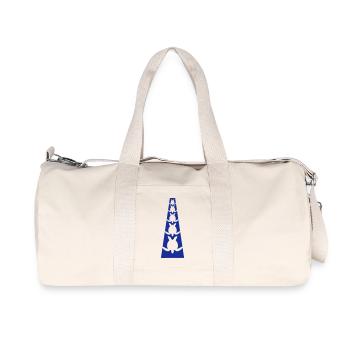 Many Water Turtles Row Line 5 Team Logo - Recycled Canvas Sports Bag by Stanley/Stella - natural - Front