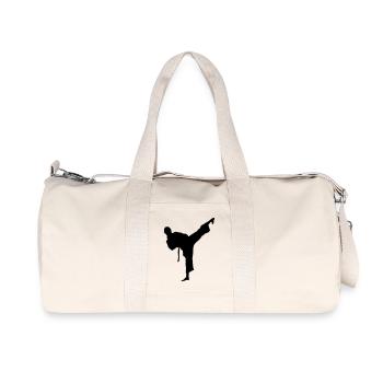 taekwondo_10 - Recycled Canvas Sports Bag by Stanley/Stella - natural - Front