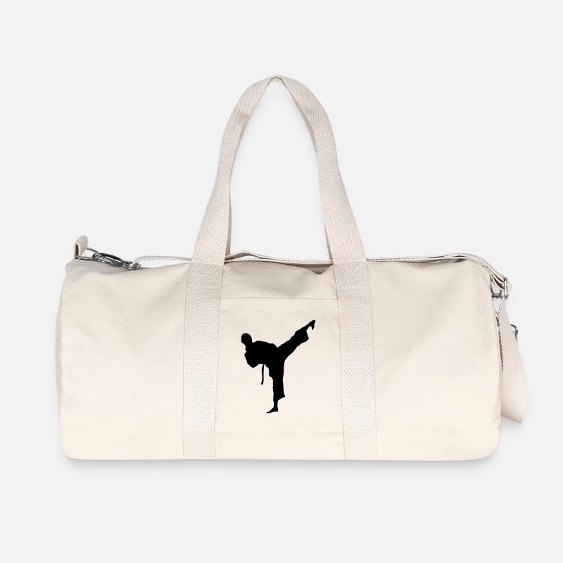 taekwondo_10 - Recycelte Canvas-Sporttasche von Stanley/Stella - Naturweiß