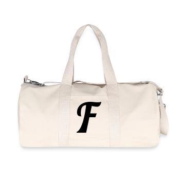 F - Recycelte Canvas-Sporttasche von Stanley/Stella - Naturweiß - Vorne