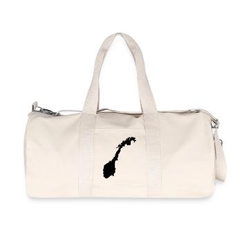 Norwegen - Recycelte Canvas-Sporttasche von Stanley/Stella - Naturweiß - Vorne