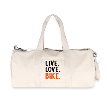 Bike - Recycled Canvas Sports Bag by Stanley/Stella - natural - Front
