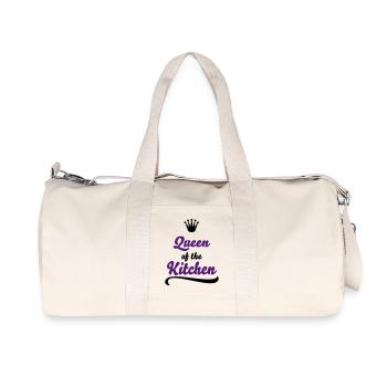 Cadeaux amusants pour les femmes qui aiment cuisiner - Sac de sport en toile recyclée Stanley/Stella - blanc naturel - Devant