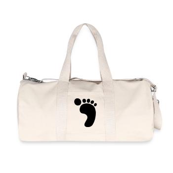 right_foot - Recycelte Canvas-Sporttasche von Stanley/Stella - Naturweiß - Vorne