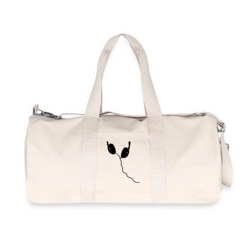 Listen Up - Recycled Canvas Sports Bag by Stanley/Stella - natural - Front