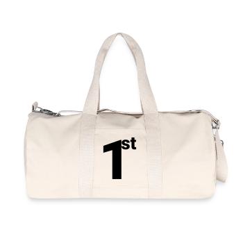 America-First - Recycelte Canvas-Sporttasche von Stanley/Stella - Naturweiß - Vorne