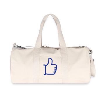 Comme - pouces vers le haut - Sac de sport en toile recyclée Stanley/Stella - blanc naturel - Devant