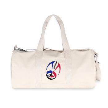 Shirt Ball - Recycelte Canvas-Sporttasche von Stanley/Stella - Naturweiß - Vorne