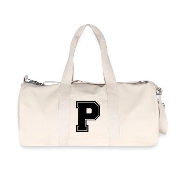 p - Recycelte Canvas-Sporttasche von Stanley/Stella - Naturweiß - Vorne