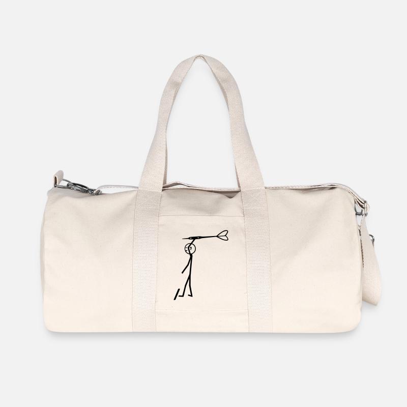 Dart - Recycelte Canvas-Sporttasche von Stanley/Stella - Naturweiß