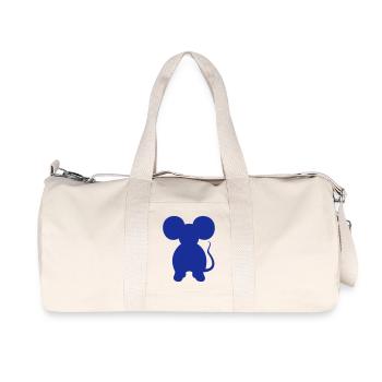 Souris souris mignon petit rat rongeur silhouette - Sac de sport en toile recyclée Stanley/Stella - blanc naturel - Devant