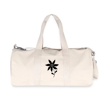 flower - Recycled Canvas Sports Bag by Stanley/Stella - natural - Front