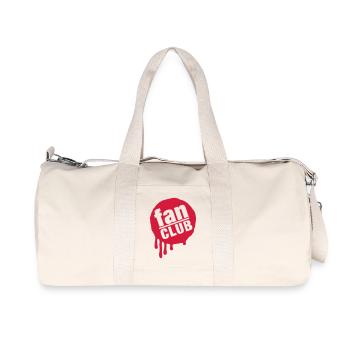 fan_club_1_f1 - Sac de sport en toile recyclée Stanley/Stella - blanc naturel - Devant