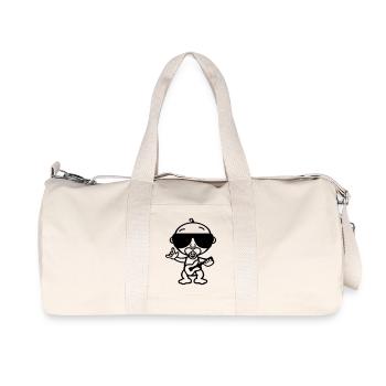 Cool Rock Baby (SW) - Recycelte Canvas-Sporttasche von Stanley/Stella - Naturweiß - Vorne