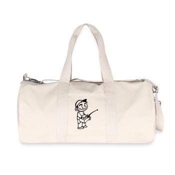 aeromodelling rc child using model radio control - Recycled Canvas Sports Bag by Stanley/Stella - natural - Front