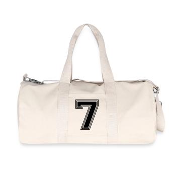 7_number_7_(s31) - Recycled Canvas Sports Bag by Stanley/Stella - natural - Front