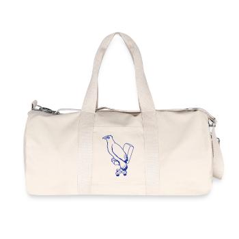 Oiseau Assis Chaise Bureau Chaise Pivotante Travail - Sac de sport en toile recyclée Stanley/Stella - blanc naturel - Devant
