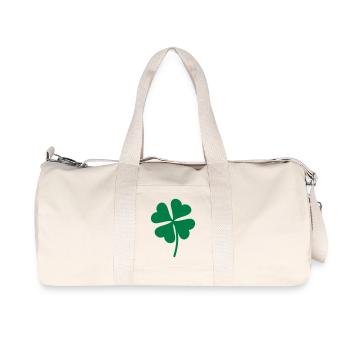 Trèfle - Sac de sport en toile recyclée Stanley/Stella - blanc naturel - Devant