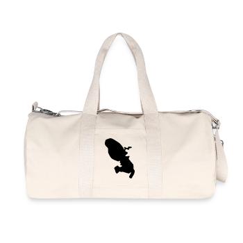 Martinique Map - Recycled Canvas Sports Bag by Stanley/Stella - natural - Front