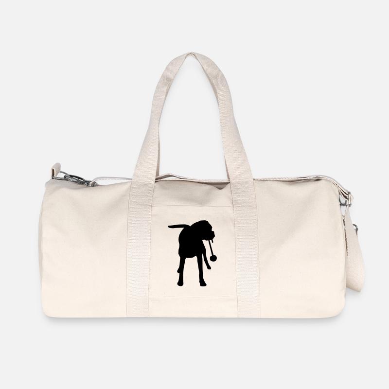 Boxer_cb - Recycelte Canvas-Sporttasche von Stanley/Stella - Naturweiß
