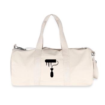 maler - Recycelte Canvas-Sporttasche von Stanley/Stella - Naturweiß - Vorne