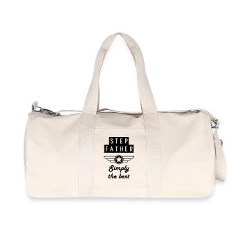 Beau-père / Belle-mère / Mariage / Famille - Sac de sport en toile recyclée Stanley/Stella - blanc naturel - Devant
