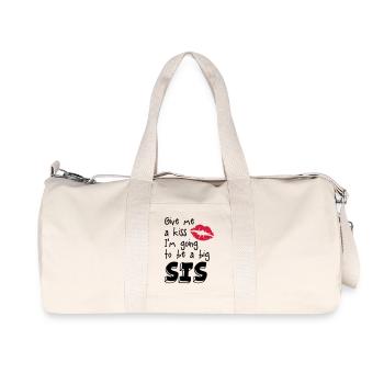 big sister - Recycled Canvas Sports Bag by Stanley/Stella - natural - Front