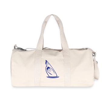 Ente taucht Unterwasser Kopf See Wasser trinken - Recycelte Canvas-Sporttasche von Stanley/Stella - Naturweiß - Vorne