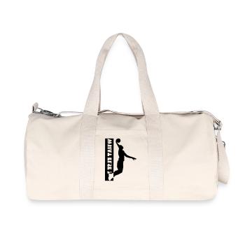 Basketball Dunking Handball Fussball Soccer - Recycelte Canvas-Sporttasche von Stanley/Stella - Naturweiß - Vorne